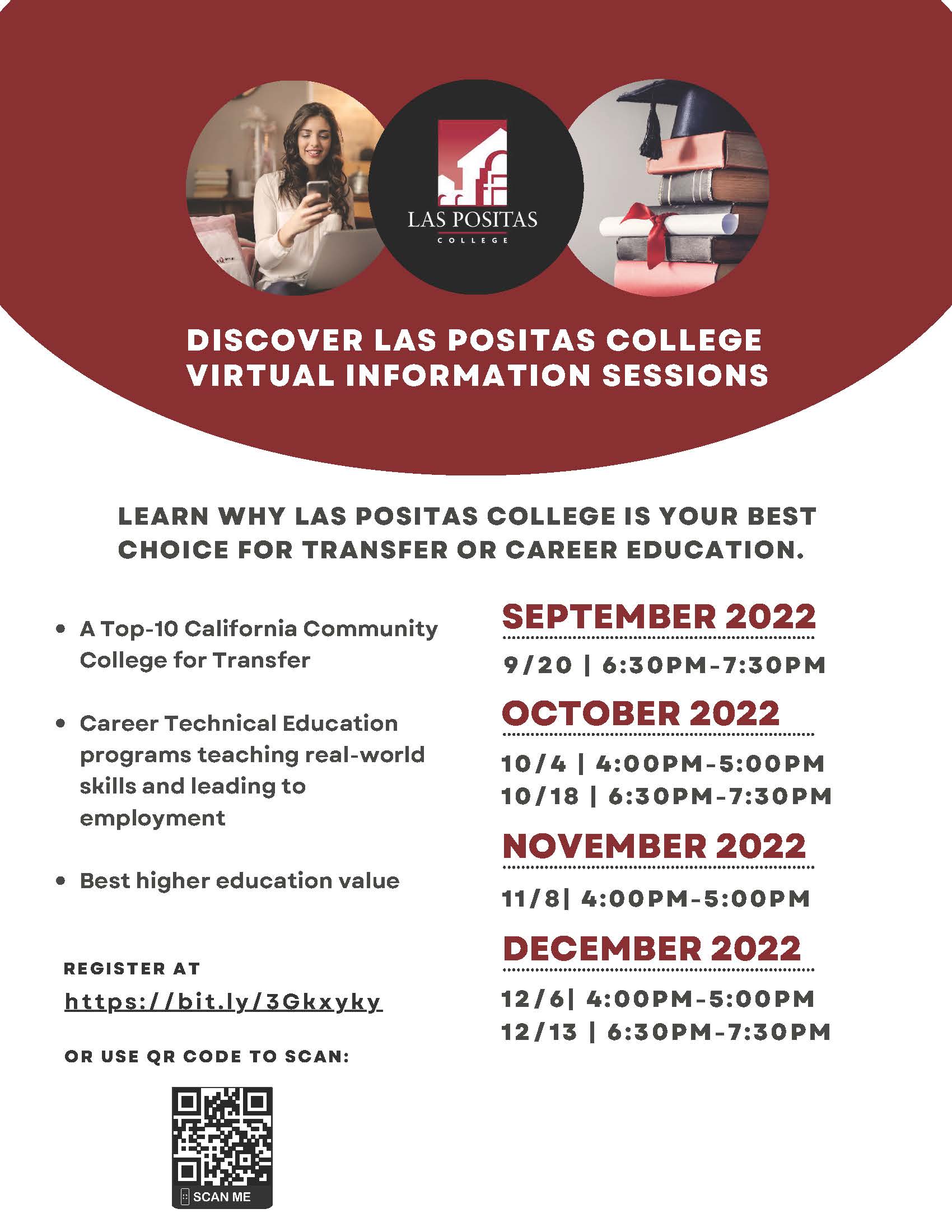 Discover Las Positas College: Virtual Information Session